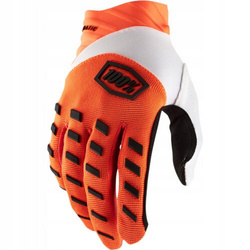 100 Percent AIRMATIC Handschuhe, Farbe Fluo, Weiß, Schwarz, Saison 2023