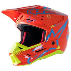 Helm ALPINESTARS S-M5 ACTION 2 orange, gelb, fluo