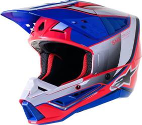 Helm ALPINESTARS S-M5 SAIL blau, rosa