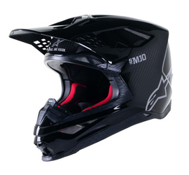 Helm ALPINESTARS SUPERTECH S-M10 SOLID Farbe Carbon