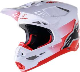 Helm ALPINESTARS SUPERTECH S-M10 UNITE weiß, rot