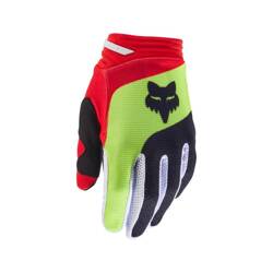 Junior FOX 180 Ballast-Handschuhe, schwarz, rot