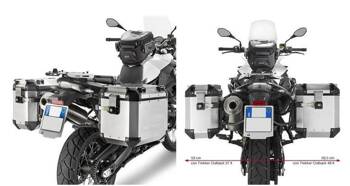 KAPPA MONOKEY CAM SIDE KOFFERRAUMTRÄGER BMW F 650 GS / F 800 GS (08-17), F 700 GS (13-17) - FÜR KFR K'FORCE ALU KOFFERRÄUME