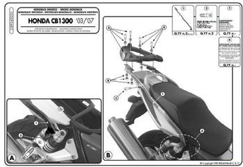 KAPPA Mittelgepäckträger Honda CB 1300/S (03-09)