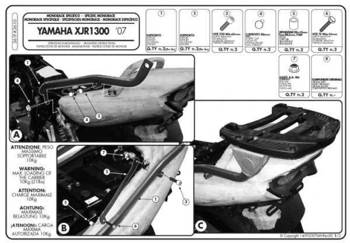 KAPPA Mittelgepäckträger YAMAHA XJR 1300 (07-14)