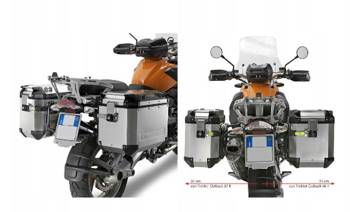 KAPPA SEITENKASSE RACK MONOKEY CAM SIDE BMW R 1200 GS (04-12), R 1200 GS Adventure (06-13) - UNDER KFR K'FORCE ALU TRUNks