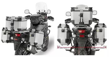 KAPPA SEITENKASSE RACK MONOKEY CAM SIDE SUZUKI DL 650 V-Strom (17-19) - UNDER KUFRY K'FORCE ALU