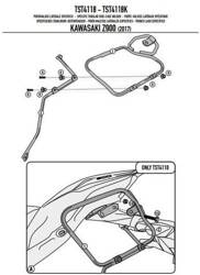 KAPPA SEITLICHER GEPÄCKTRÄGER RB105 ODER UNIVERSAL KAWASAKI Z 900 (17-19), Z 900 (20)