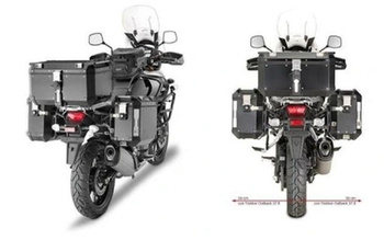 KAPPA SIDE CASE RACK MONOKEY CAM SIDE SUZUKI DL 1000 V-Strom (14-16), DL 1000 V-Strom (17-19) - UNDER KFR K'FORCE ALU