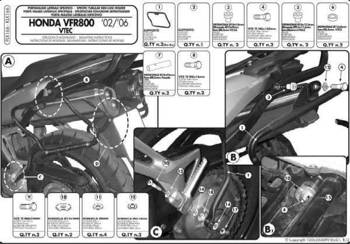 KAPPA Seitenkofferraumträger MONOKEY SIDE Honda VFR 800