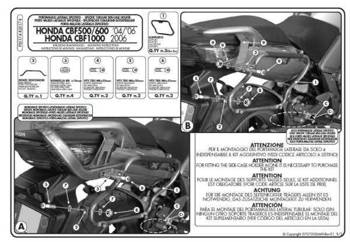 KAPPA Seitenkofferträger MONOKEY SIDE Honda CBF 500/600/1000