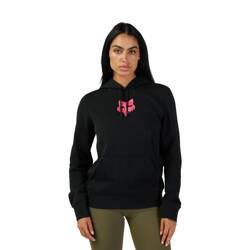 Kapuzen-Sweatshirt Women's FOX Head schwarz,pink
