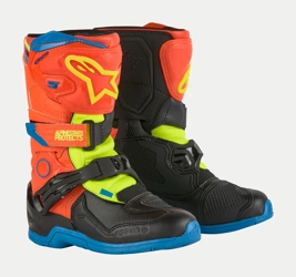 Kinderstiefel ALPINESTARS TECH 3S in orange,blau,gelb