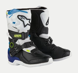 Kinderstiefel ALPINESTARS TECH 3S in weiß,schwarz,blau