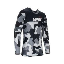 LEATT Cross Moto 4.5 Enduro Forge Sweatshirt - schwarz, grau, camo Kollektion 2024