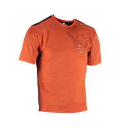 LEATT MTB TRAIL 1.0 Radsport-T-Shirt kurzarm Farbe orange