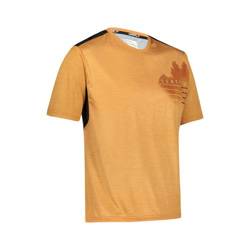 LEATT MTB TRAIL 1.0 Radsport-T-Shirt kurzarm Farbe rost