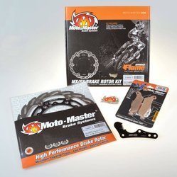 Moto-Master Satz Bremsscheibe + Adapter + Beläge BETA RR 125/200/250/300 13-21 / 350/390/400/430/450/480 13-20