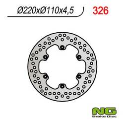 NG Bremsscheibe hinten APRILIA 125/350/600/650