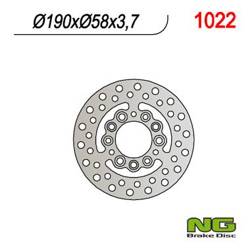 NG Bremsscheibe hinten APRILIA 50 SKUTER /CPI /BETA /GENERIC /GILERA /PEUGEOT /PGO /SYM /YAMAHA