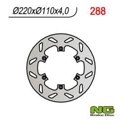 NG Bremsscheibe hinten APRILIA RS 125 92-96 / RX 125 89-00 / PEGASO 125 89-99 / VOR 400-530 98-02