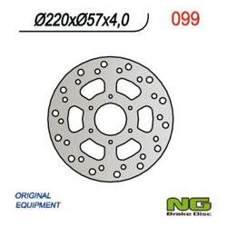 NG Bremsscheibe hinten DERBI GPR50 97-03 / CAGIVA 50 MITO 98-99