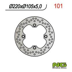 NG Bremsscheibe hinten HONDA CBR 600F 91-06 / CBR 1000RR 04-14 / CB 600 HORNET / CBR 900 / VTR 1000