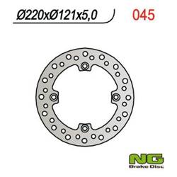 NG Bremsscheibe hinten HONDA CR 125/250/500 89-97 / CRE 250SM 89-96 /