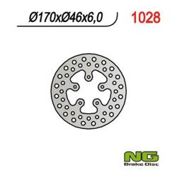 NG Bremsscheibe hinten HONDA TRX 420 0-11 / TRX650/680 03-19