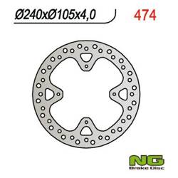 NG Bremsscheibe hinten HONDA XR 650R 00-06