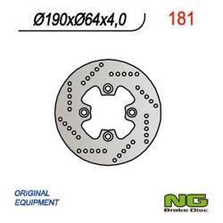 NG Bremsscheibe hinten SUZUKI KATANA 50 99-03