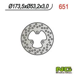 NG Vordere Bremsscheibe HONDA TRX 450R 05-06 / TRX 400EX 01-03 / TRX 250EX 01-12 / TRX 300EX 93-12