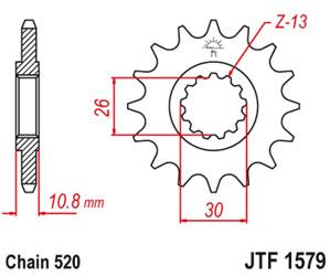 Ritzel vorne JT JTF1579.16 (16Z)