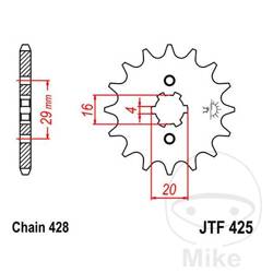 Ritzel vorne JT JTF425.12 (12Z)