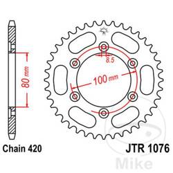 Stahl Kettenrad Hinten JT JTR1076.52 ilość zębów 52Z