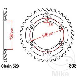 Stahl Kettenrad Hinten JT JTR808.53 ilość zębów 53Z