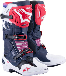 Stiefel ALPINESTARS TECH 10 SUPERVENTED Farbe weiß,rot,schwarz