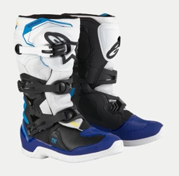 Stiefel Junior ALPINESTARS TECH 3S in weiß,schwarz,blau