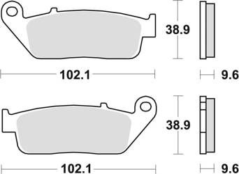 TRW Lucas Bremsbelag KH226