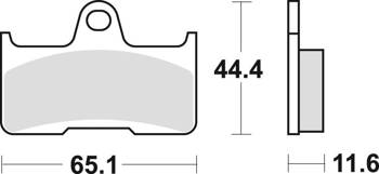 TRW Lucas Bremsbelag KH344 Off-Road - Metallic Sinter