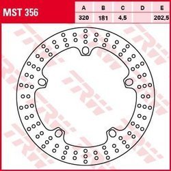 TRW Lucas FRONT BRAMBAR BMW F 800/R/S/ST, R1200 RT 05-11,R 1200R 10-12