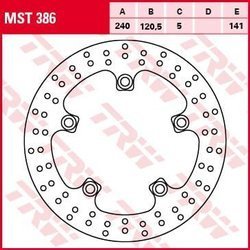 TRW Lucas HINTENBREMSEN SUZUKI GSF 650 06-10, GSF 1200/1250 06-13, GSR 600 06-11, SFV 650 09-14, SV 650