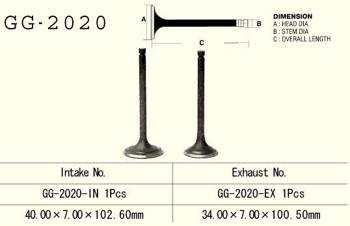 Vesrah Auslassventil YAMAHA YFM 350/400 WARRIOR/ RAPTOR 87-09