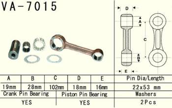 Vesrah Pleuelstange SUZUKI RM 125 99-03