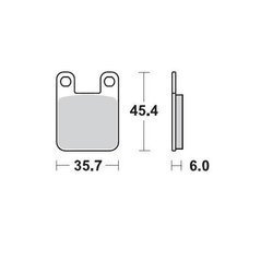 Moto-Master Vorderrad-Bremsbeläge KTM: 65 2000-2001