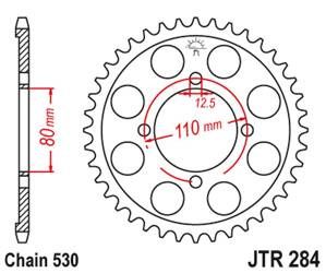 JT Hinteres Ritzel Stahl [43 Zähne] HONDA CB 650 Z / A / B / C 79-82