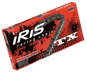 IRIS Motorrad-Antriebskette TX 415 [136][clip][schwarz]