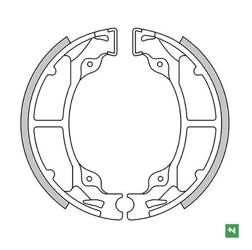 Bremsbacken Kawasaki KD 80 88-90 / KDX 200 83-88 / KH 125 77-81 / KX 125 82-85  Newfren