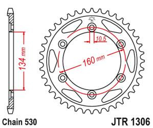 JT Hinteres Ritzel Stahl [43 Zähne] HONDA CBR 900RR 00-03