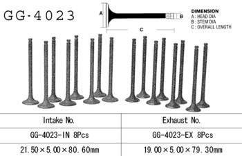 Vesrah Auslassventil KAWASAKI GPX 600 R 89-99 / GPZ 600R 85-90 / ZL 600 86-97